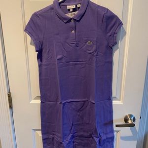 Lacoste tee shirt dress. Size 16 year